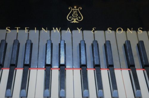 Steinway piano keys