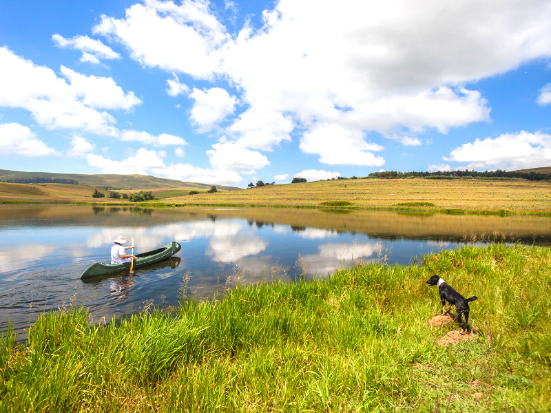 Pastor Appreciation image of person in a canoe in secluded area