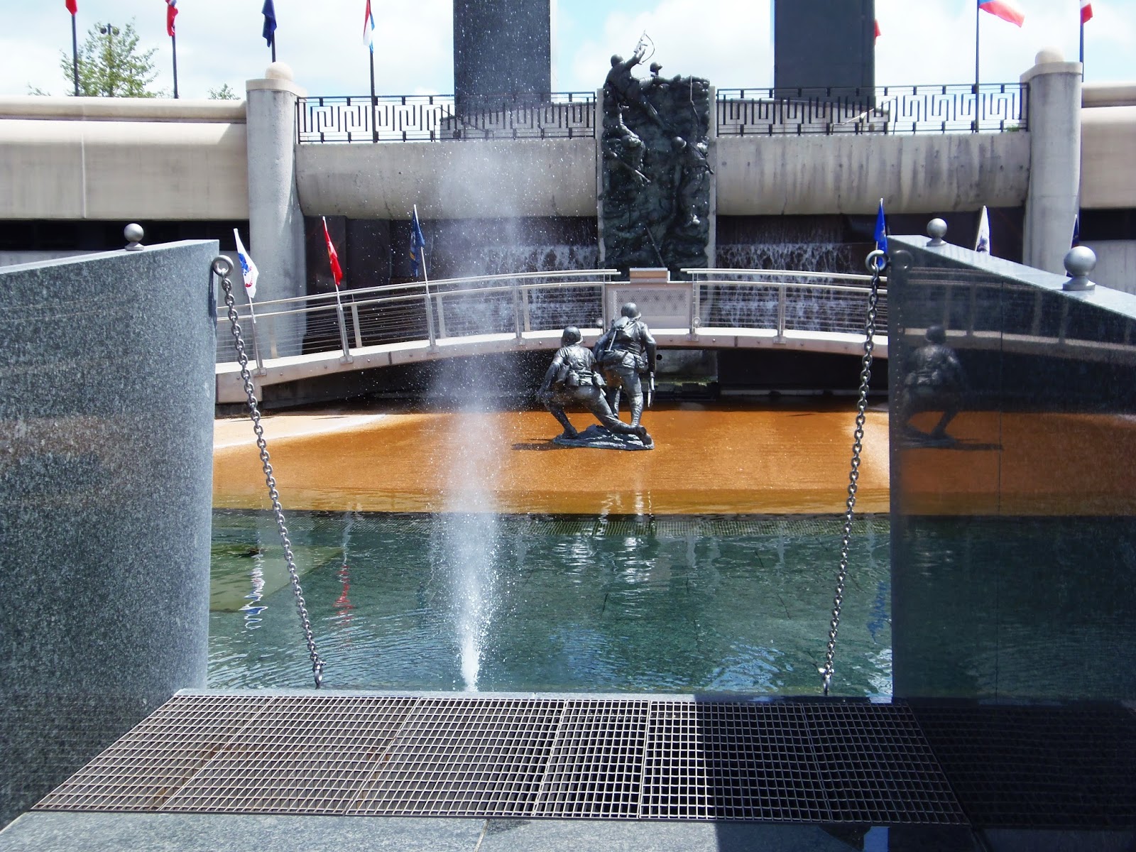 National D-Day Memorial statues of soldiers