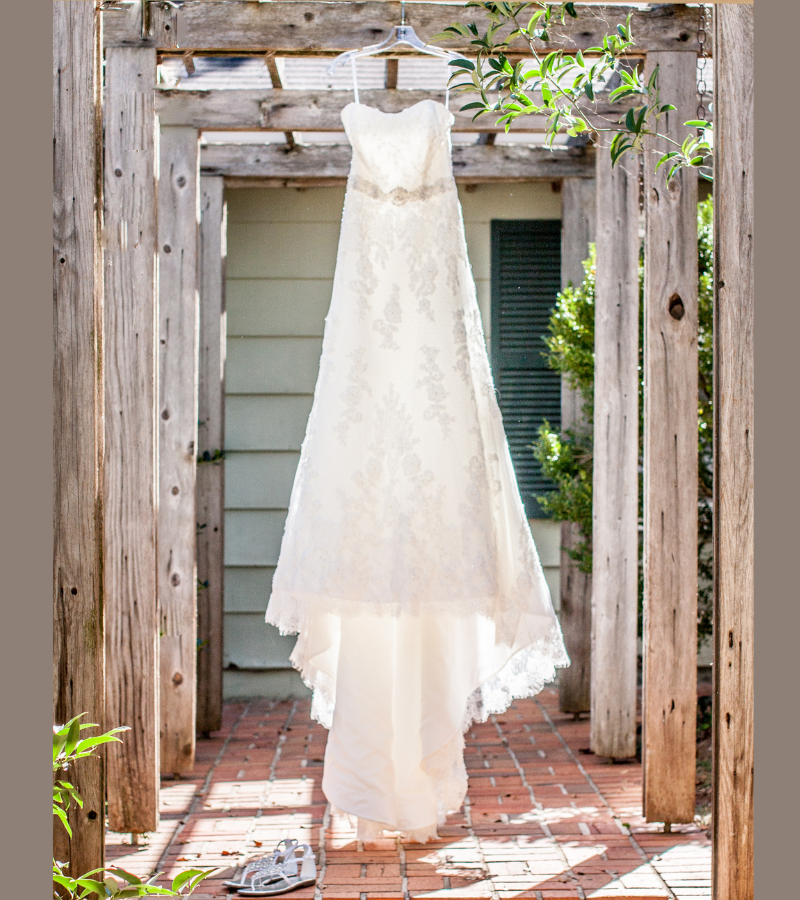 Bride's armor: Wedding dress
