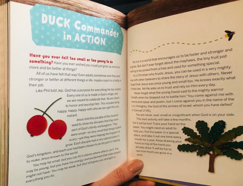 Duck Commander section of Happy, Happy, Happy Book