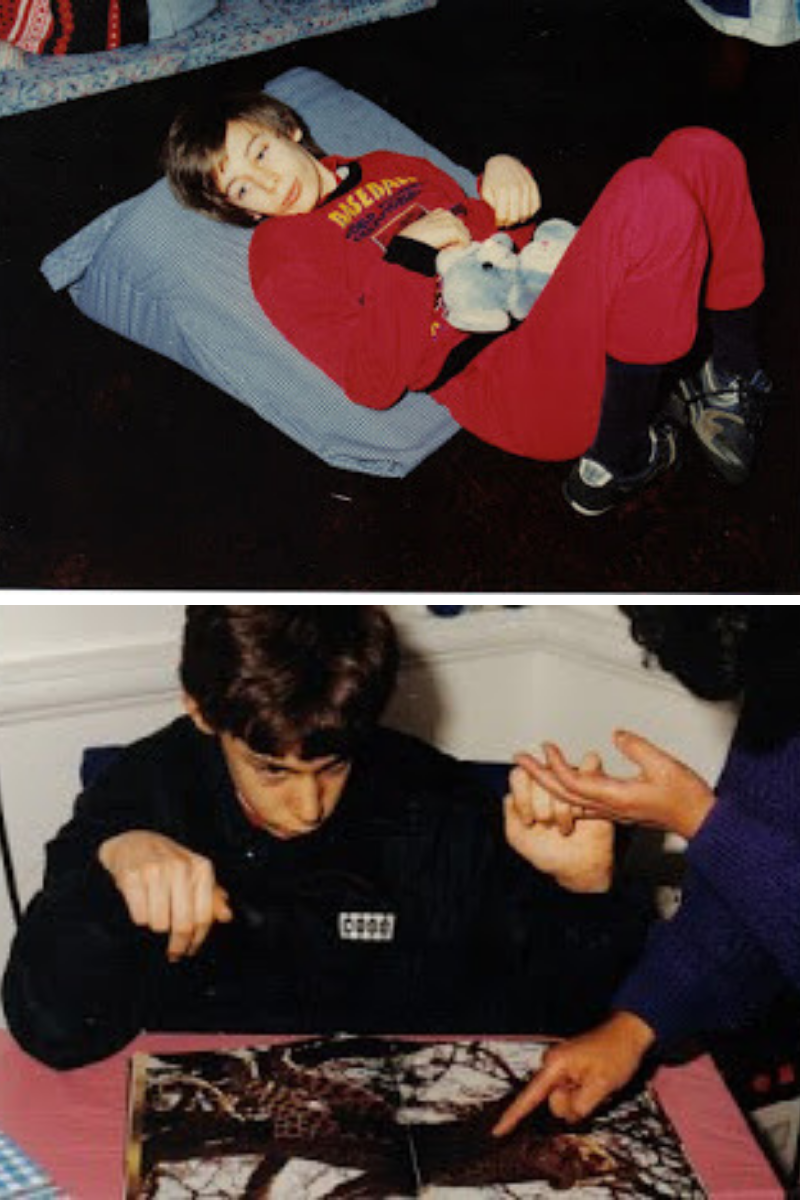 Young teen, Martin Pistorius, after contracting a mysterious illness that left him a mute quadriplegic. 