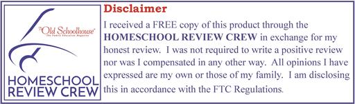 Homeschool Review Crew disclaimer