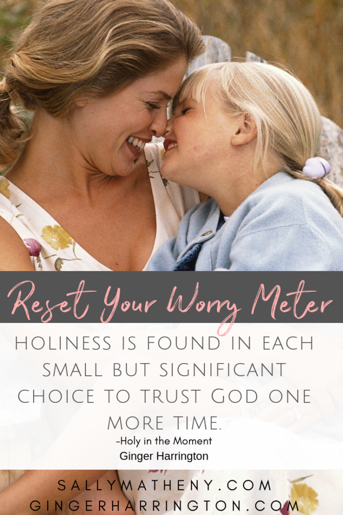 One Holy Choice - Reset Your Worry Meter graphic