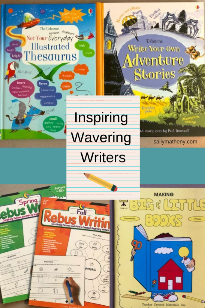 collage of books I use to teach writing