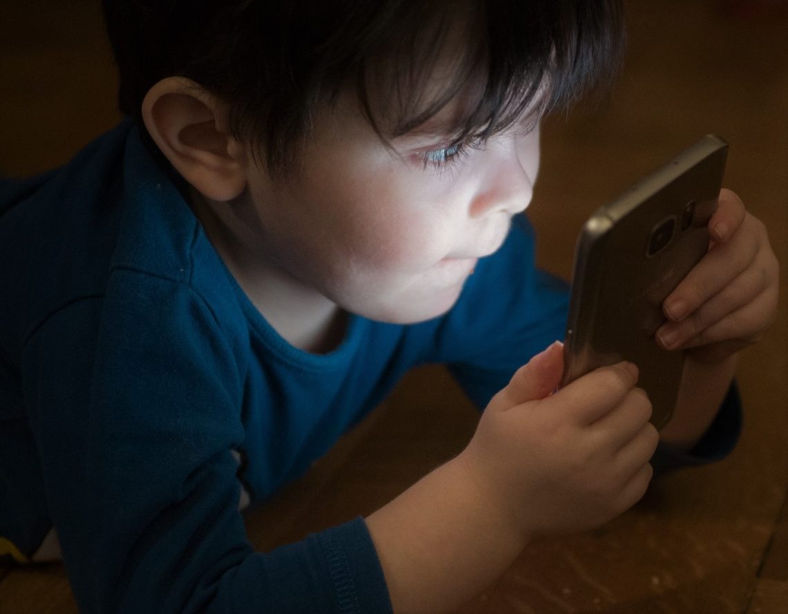 boy on cell phone