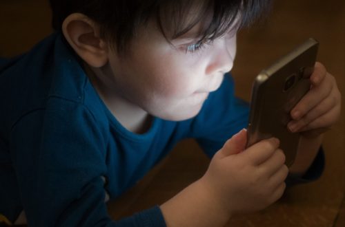 boy on cell phone