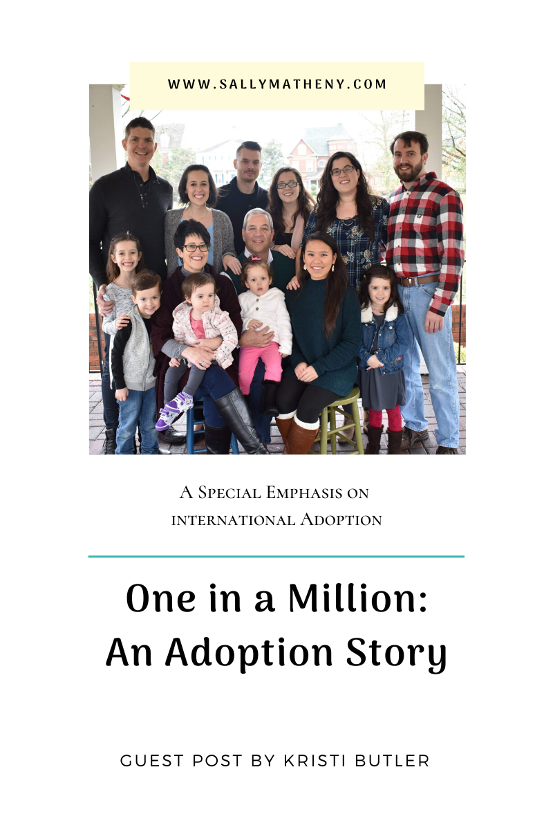 One in a Million Adoption Story graphic