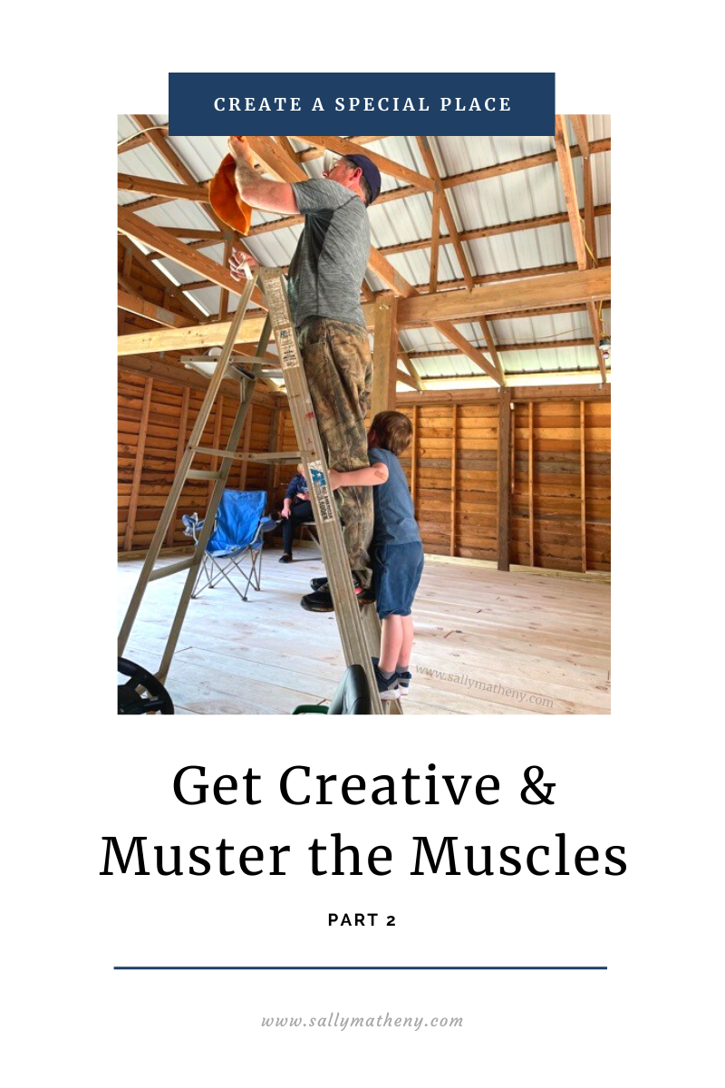 Get Creative & Muster Muscle Power