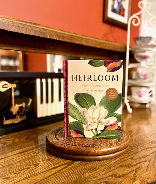 Heirloom Book Review shows front of book.