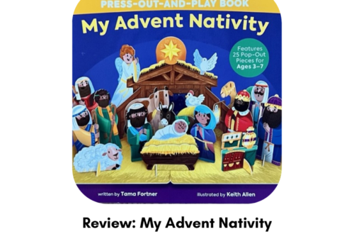 front book cover of MY ADVENT NATIVITY BOOK