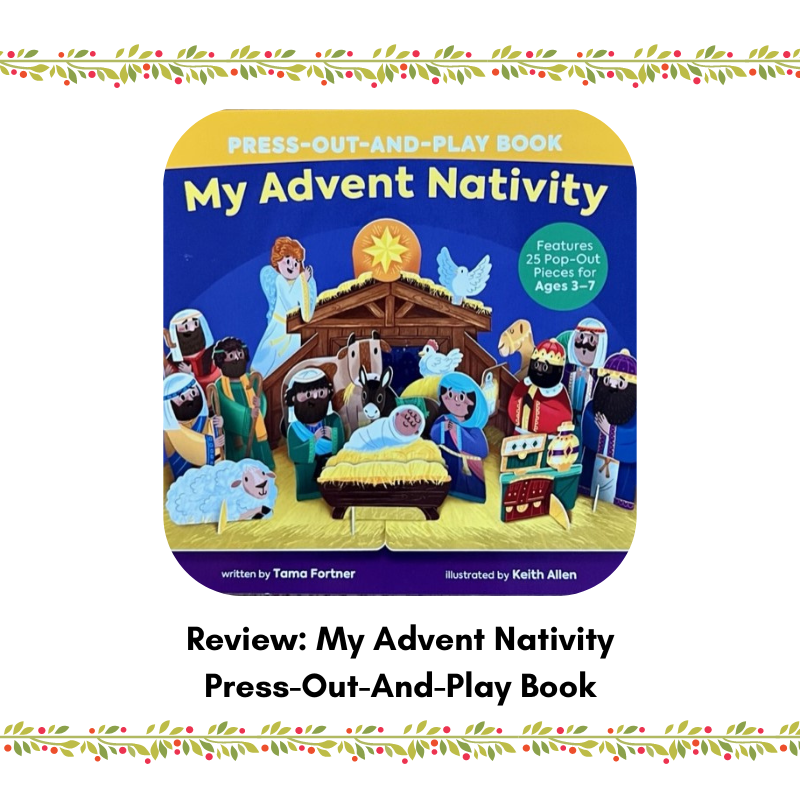 front book cover of MY ADVENT NATIVITY BOOK