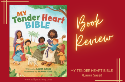 Shows book cover for MY TENDER HEART BIBLE.