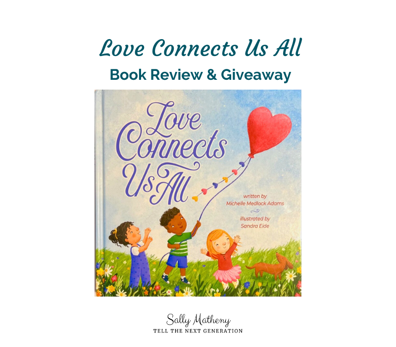 Shows book cover of Love Connects Us All