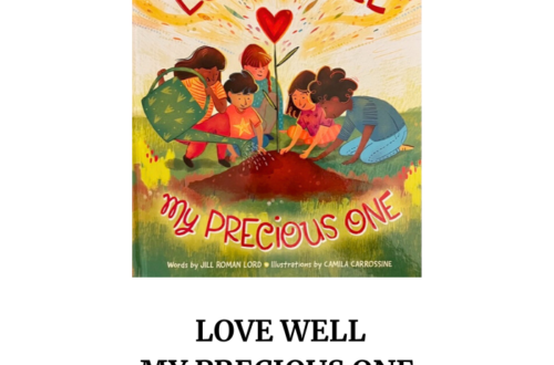 Shows book cover of LOVE WELL MY PRECIOUS ONE