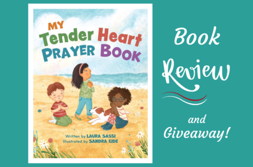 Tender Heart Prayer Book cover. Text: Book Review and Giveaway! sallymatheny.com