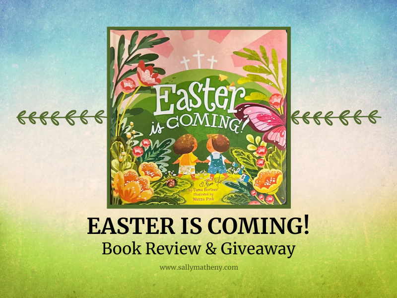 Easter is Coming book cover. Text: Book Review & Giveaway