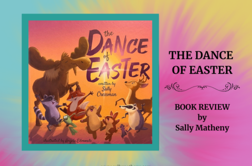 Shows book cover for THE DANCE OF EASTER.
