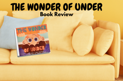 The Wonder of Under book is sitting on a sofa.