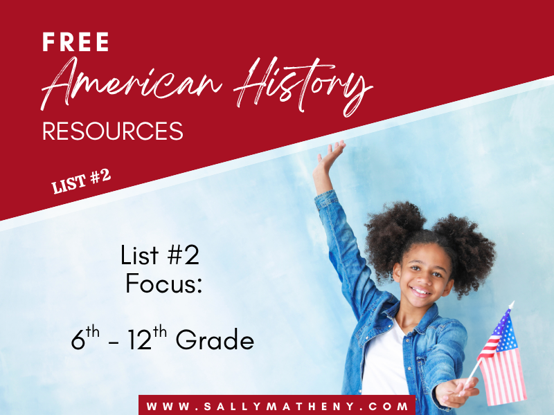 Free American History Resources List #2