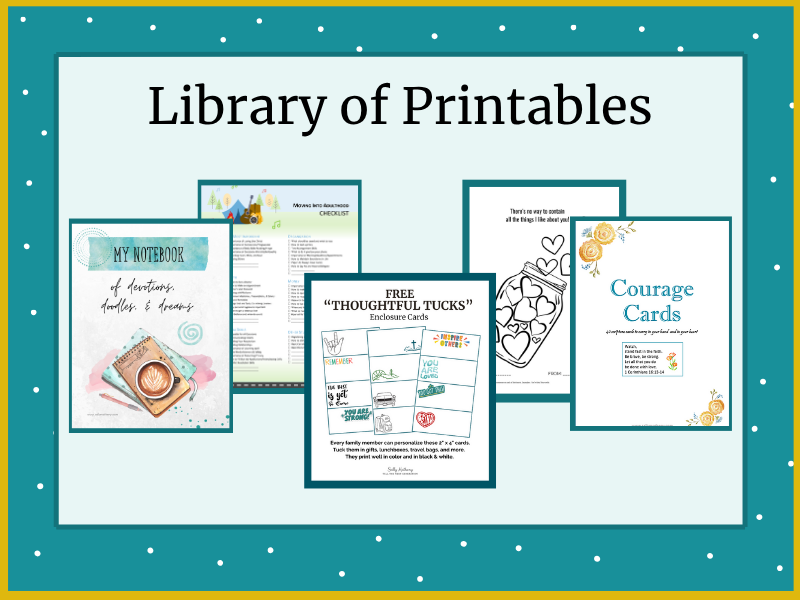 Library of Printables top of page graphic