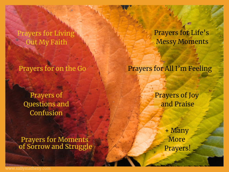 Prayers for Every Moment includes prayers for living out my faith, Prayers for Life's Messy Moments, and more.