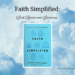 Book cover of Faith Simplified. Text: Book Review and Giveaway