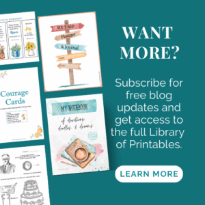 Subscribe for free blog updates and access the Library of Printables