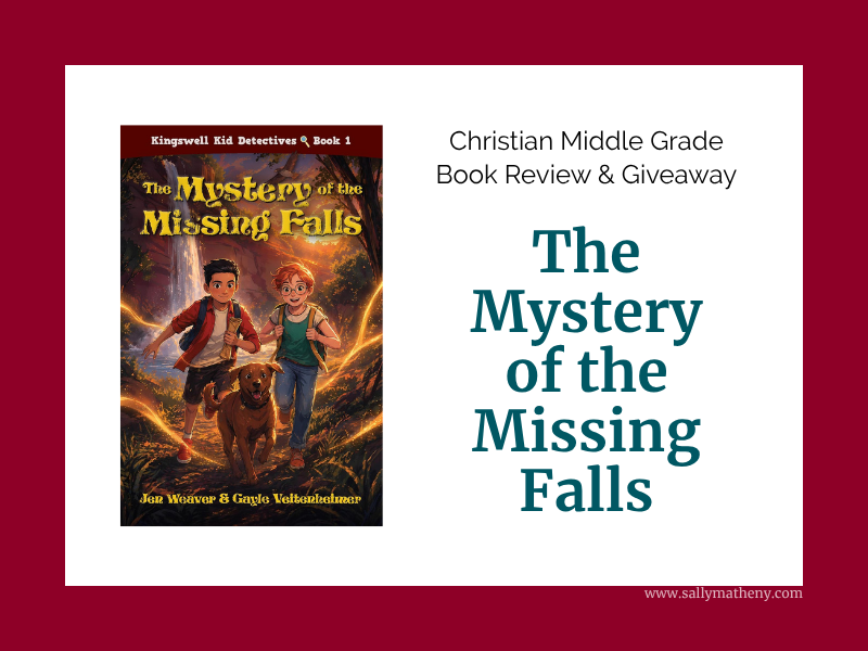 Text: Book Review and Giveaway of THE MYSTERY OF THE MISSING FALLS (book cover)
